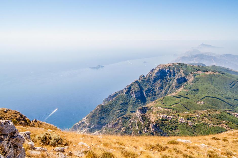 Hiking on Mount Faito